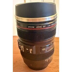 Camera Lens Travel Coffee Cup Tumbler 24-105mm Photography Thermos Caniam Strata